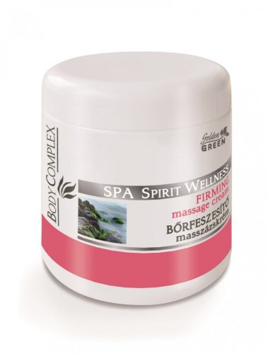 Golden Green Spa Spirit Wellness Bőrfeszesítő Masszázskrém Spirulina 250 ml