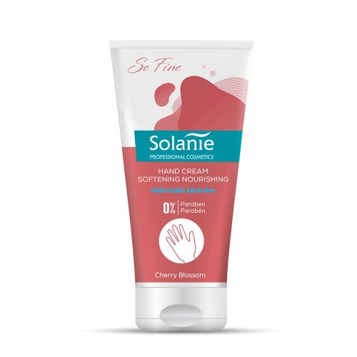 Solanie SO Fine Puhító és tápláló kézkrém cseresznyevirág illattal 50 ml