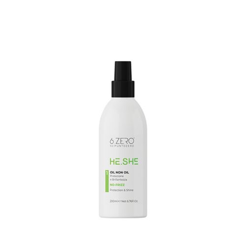 6.ZERO He.She Oil non Oil - olaj mentes hajfény és hajvédő 200ml