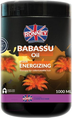 RONNEY Hajpakoló Babassu olajjal 1000ml ENERGETIZÁLÓ