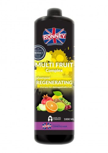 RONNEY Sampon Multi Fruit (sérült és száraz hajra) 1000ml REGENERÁLÓ