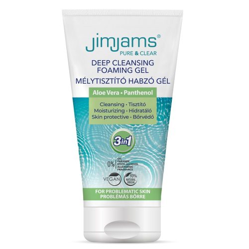 JimJams Beauty Aloe Vera habzó lemosó gél 150ml JJ3001