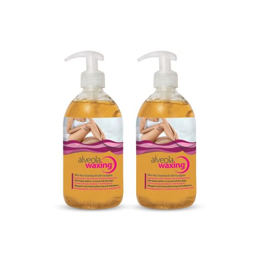 Alveola Waxing Gyantázás utáni lemosó olaj Eukaliptusszal 2x300ml  AW9718