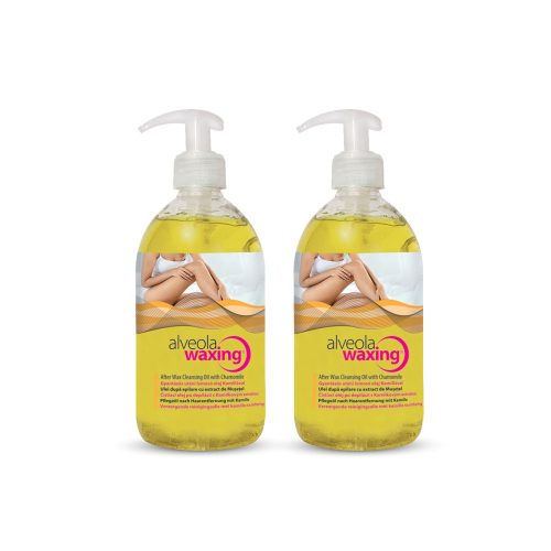 Alveola Waxing Gyantázás utáni lemosó olaj Kamillával 2x300ml  AW9717