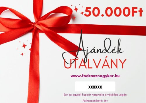 Ajándékutalvány 50.000 Ft