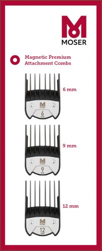 Moser fésűszett mágneses 3db (6,9,12mm) 1801-7020