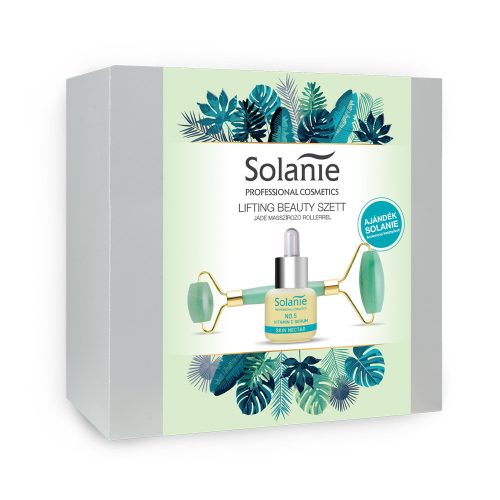 Solanie Lifting Beauty szett Jáde maszírozó rollerrel