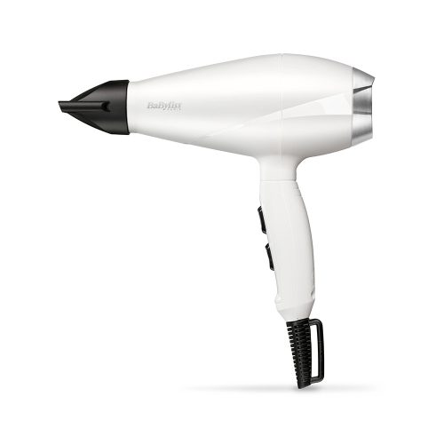 BaByliss Speed Pro Hajszárító 2000W, AC motor, fehér-ezüst  kivitel 6704WE