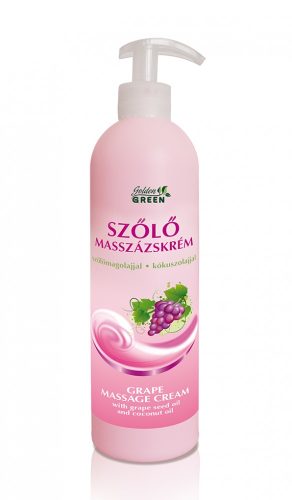 Golden Green Szőlő Masszázskrém kókuszolajjal 500  ml