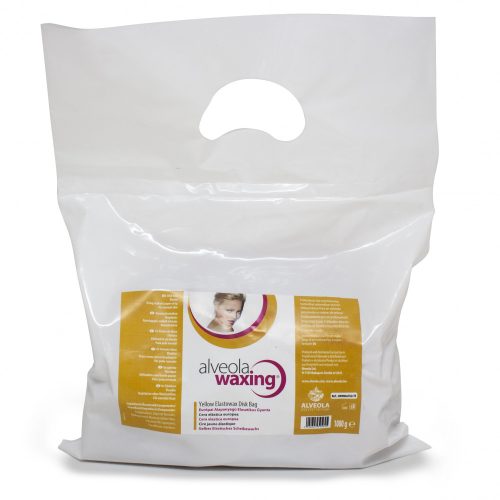 Alveola Waxing Sárga elasztikus korong gyanta zacskó 1000g AW9064/ELA-YE